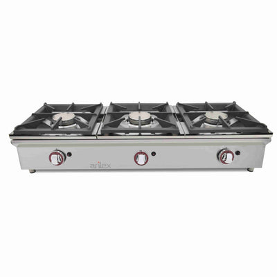 Fogão a Gás de Bancada - Arilex com 3 Queimadores de 5,8 kW 120CGN