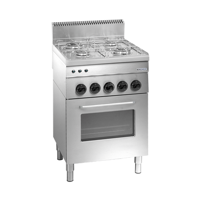 Fogão a Gás c/ 4 Queimadores + Forno Multifunções - MAGNUS F4GFG M660
