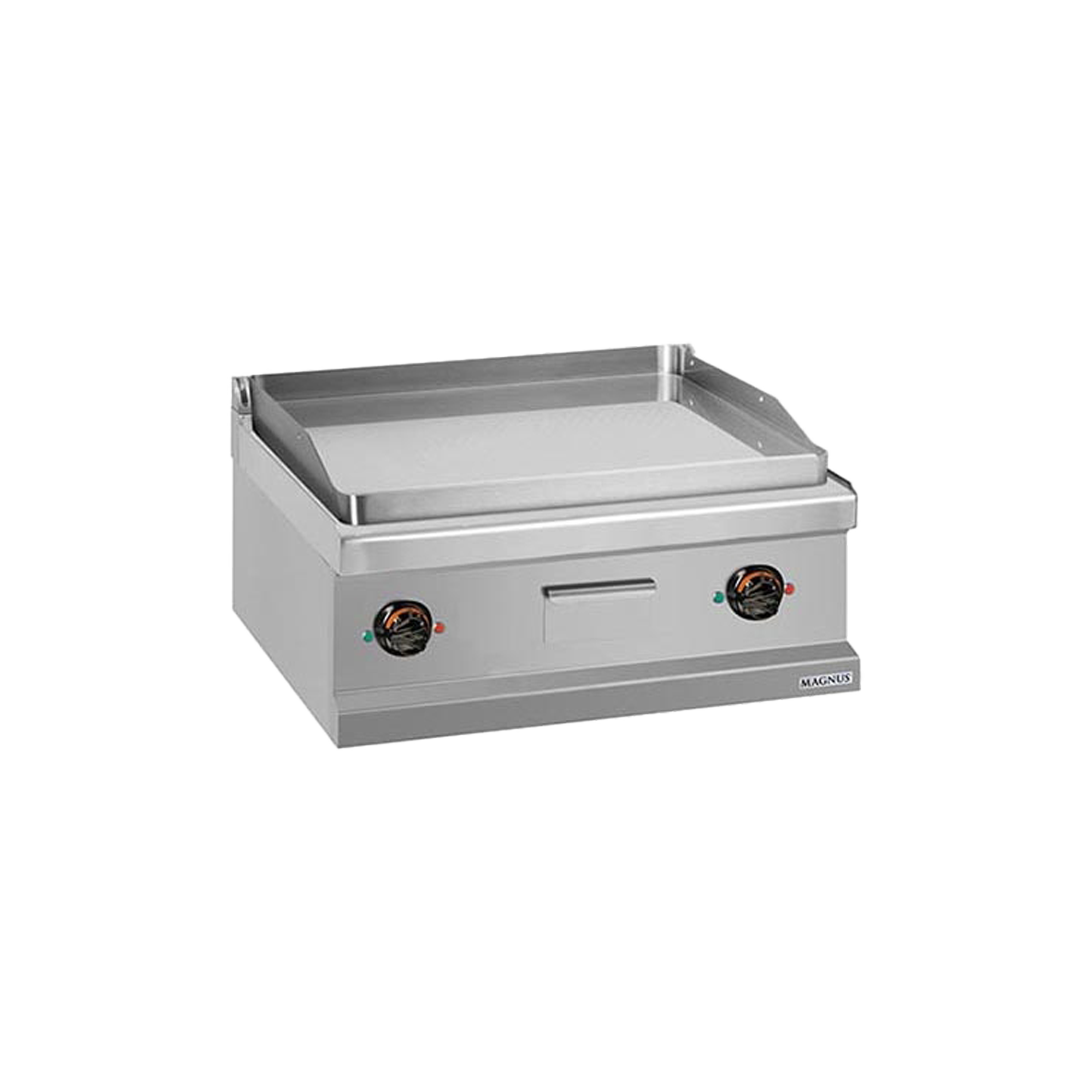 Fry-top elétrico duplo, placa lisa cromoduro, bancada - MAGNUS FTEL T770 CRD