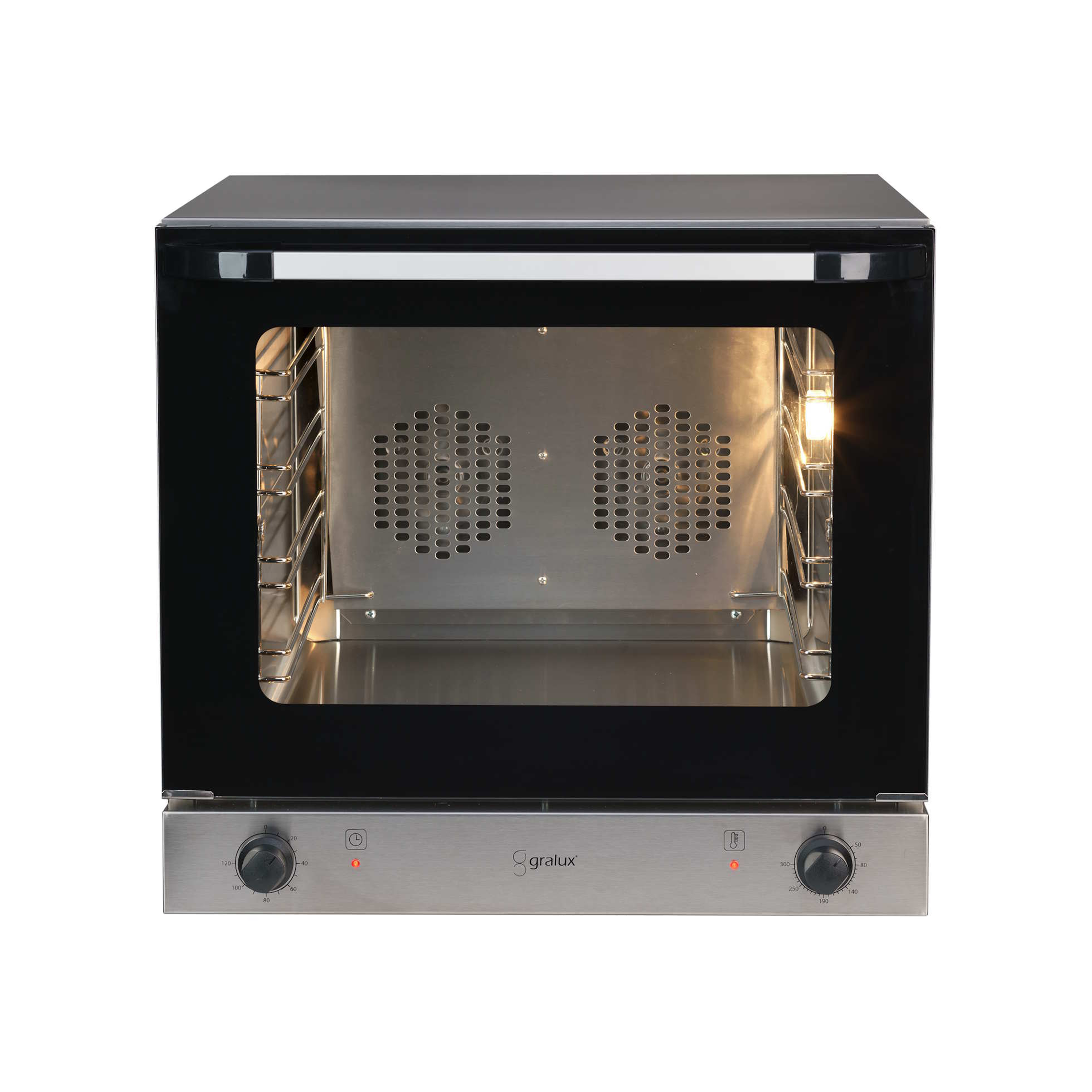 Forno de Convecção Profissional - GRALUX FQ2700 Inox, 4 Tabuleiros, 300 °C
