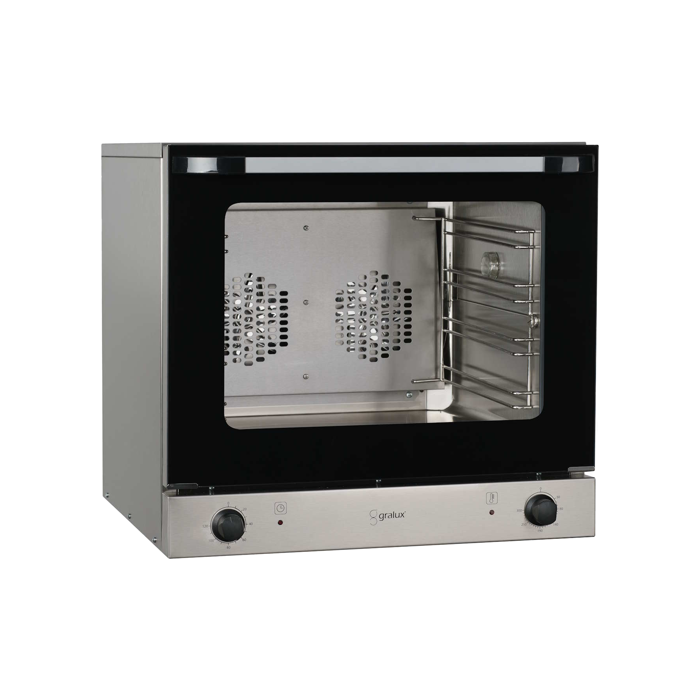 Forno de Convecção Profissional - GRALUX FQ2700 Inox, 4 Tabuleiros, 300 °C