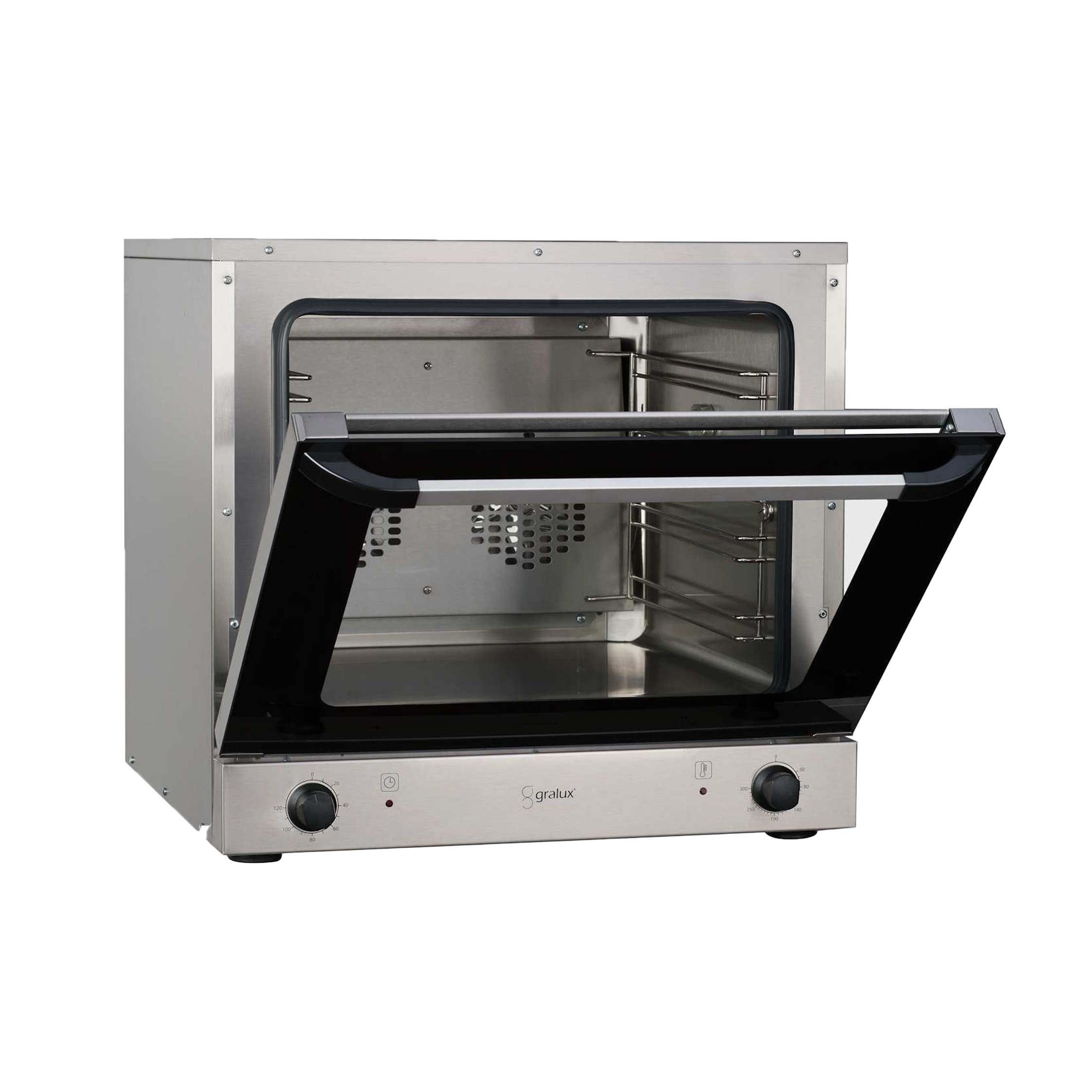 Forno de Convecção Profissional - GRALUX FQ2700 Inox, 4 Tabuleiros, 300 °C