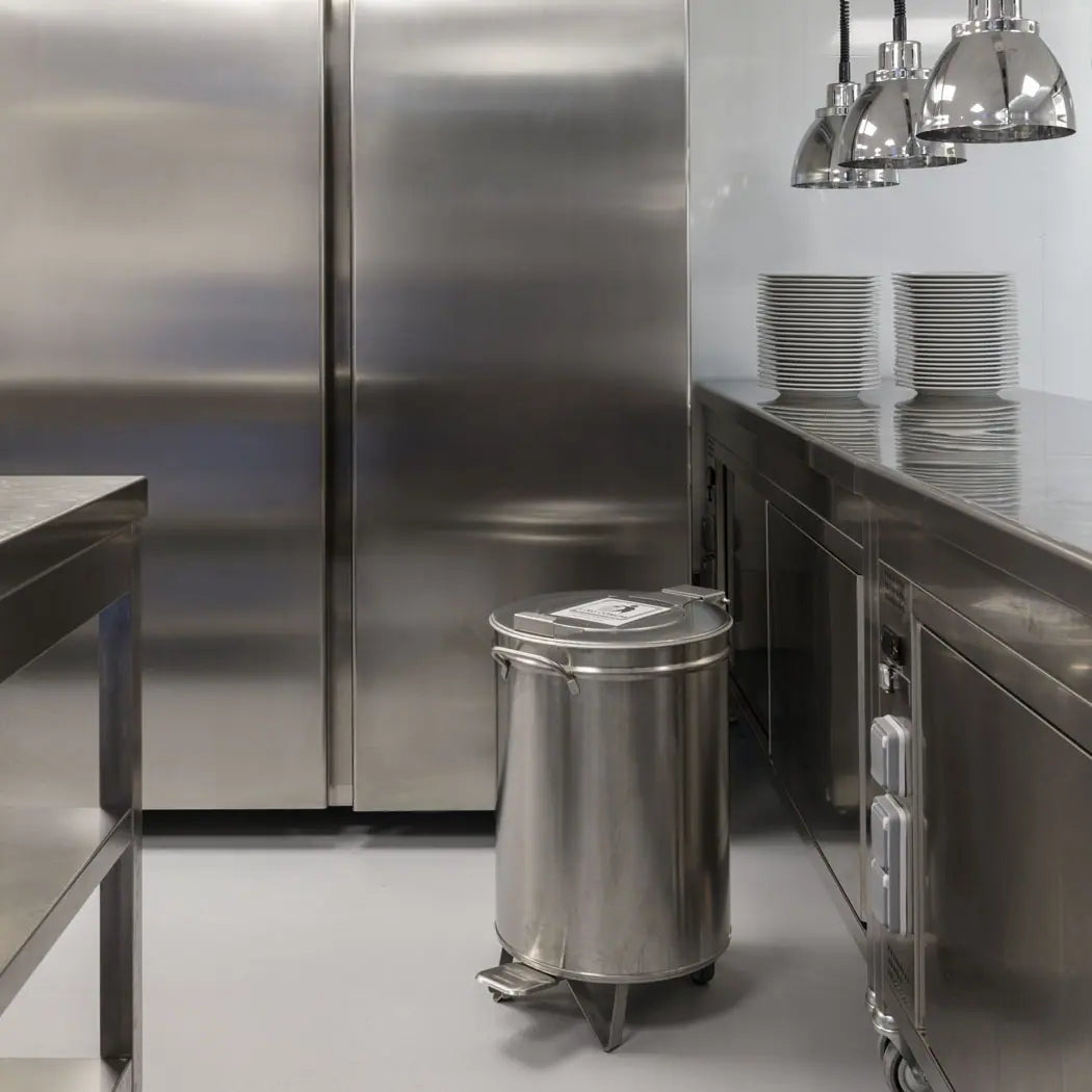 Balde Detritos Aço Inox c/ Pedal 55L - FRIEMO Linx CBDP