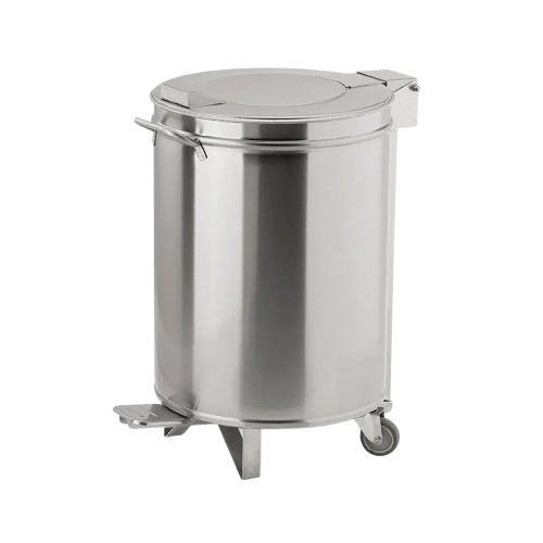 Balde Detritos Aço Inox c/ Pedal 55L - FRIEMO Linx CBDP