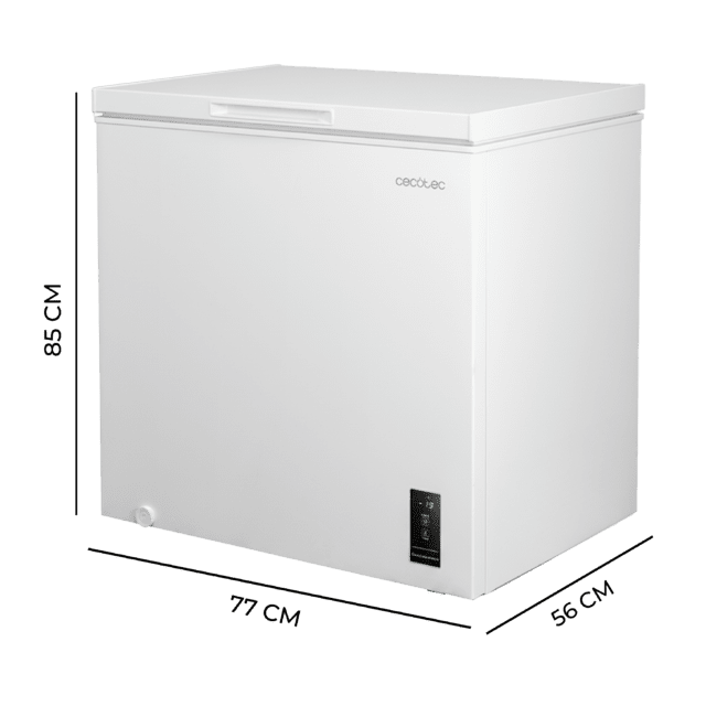 Congelador Horizontal - CECOTEC Bolero CoolMarket Chest 198P White E