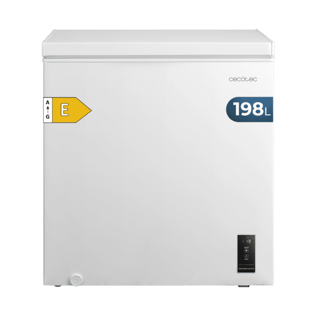 Congelador Horizontal - CECOTEC Bolero CoolMarket Chest 198P White E