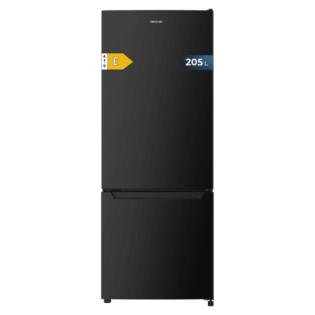 Frigorífico - CECOTEC Bolero CoolMarket Combi 205 DF Black E