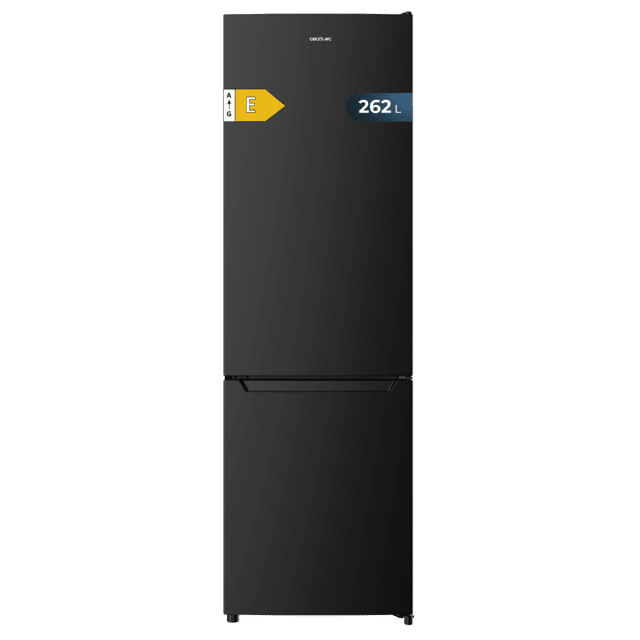 Frigorífico - CECOTEC Bolero CoolMarket Combi 262 Black E