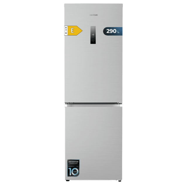 Frigorífico - CECOTEC Bolero CoolMarket Combi 290 Inox Classe E