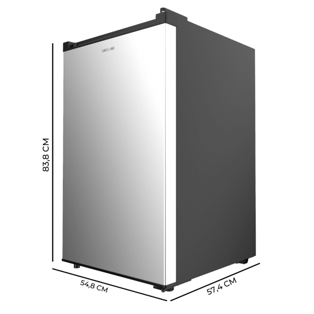Congelador - CECOTEC Bolero CoolMarket TF 97 Inox Classe E