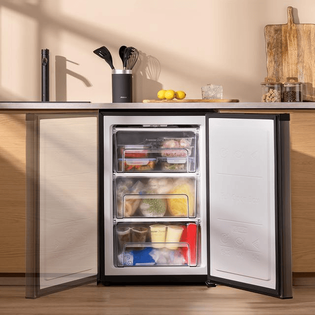 Congelador - CECOTEC Bolero CoolMarket TF 97 Inox Classe E