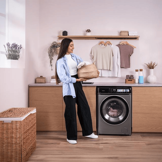 Máquina de Lavar Roupa - CECOTEC Bolero DressCode 8970 Direct Drive Steel