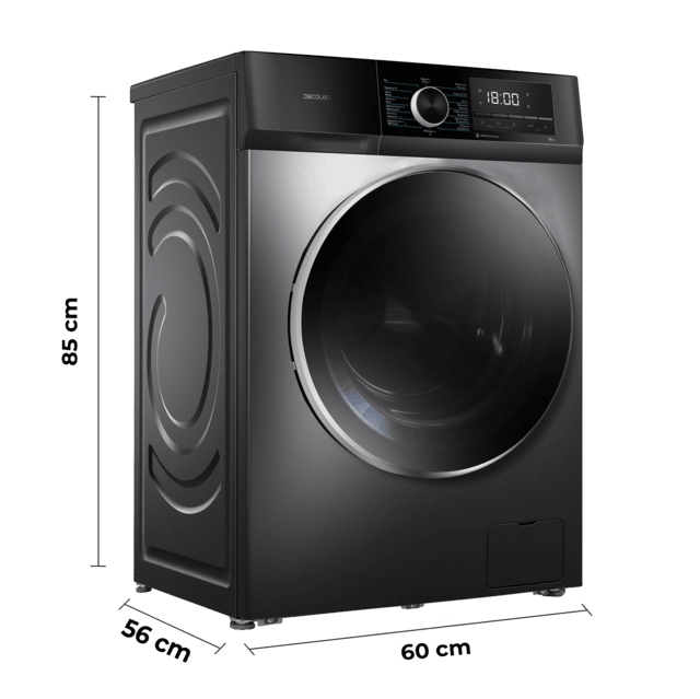 Máquina de Lavar Roupa - Bolero DressCode 9500 Inverter 9 Kg Steel A