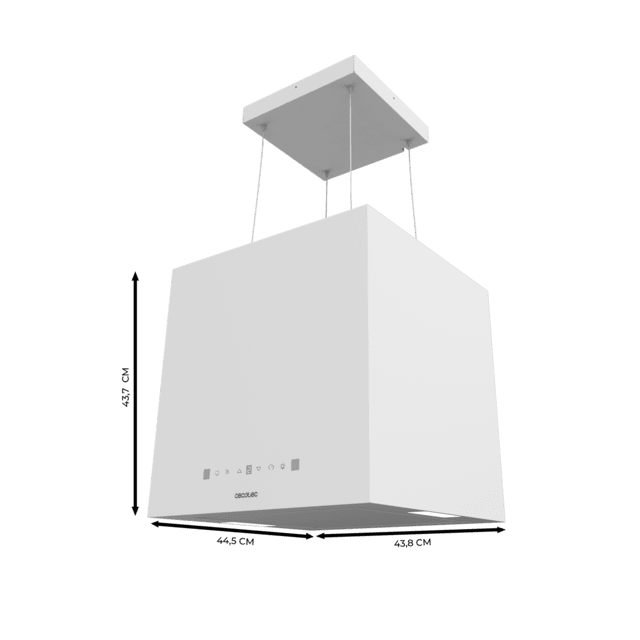 Exaustor - CECOTEC Bolero Flux CCT 448000 White A++ 44 CM