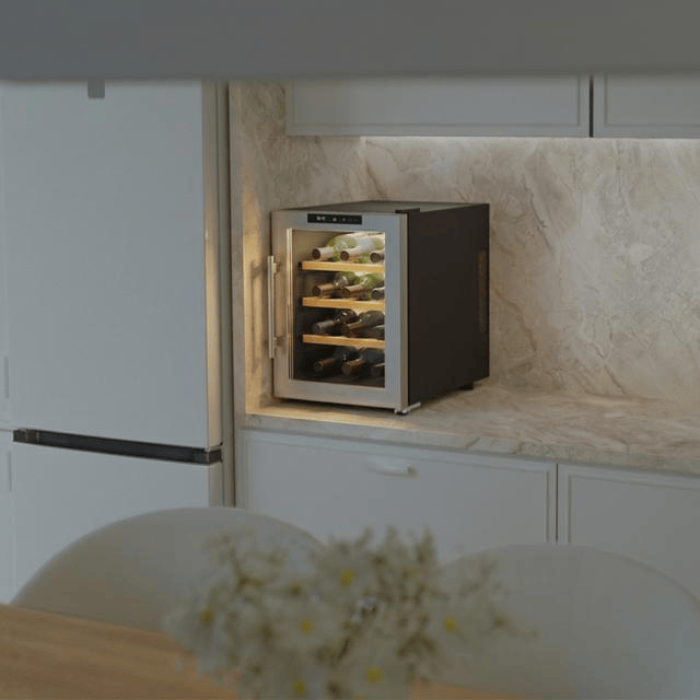Cave de Vinhos - CECOTEC Bolero GrandSommelier 1255 CoolWood 12 Garrafas