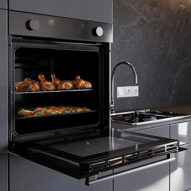 Forno - CECOTEC Bolero Hexa C126001 Glass Black A 77 L
