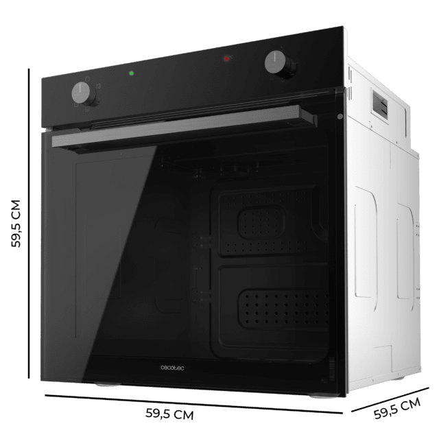 Forno - CECOTEC Bolero Hexa C126001 Glass Black A 77 L