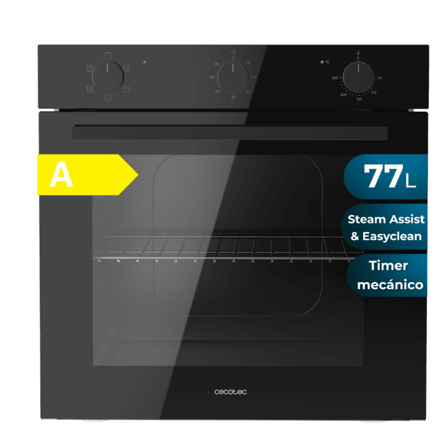 Forno - CECOTEC Bolero Hexa C126001 Glass Black Time A 77 L
