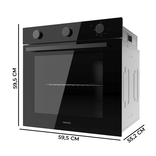 Forno - CECOTEC Bolero Hexa C126001 Glass Black Time A 77 L