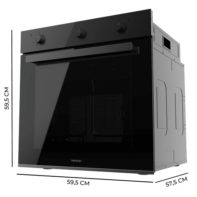 Forno - CECOTEC Bolero Hexa M236000 Dark Inox Time A 70 L