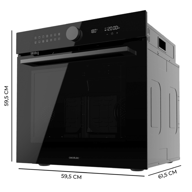 Forno - CECOTEC Bolero Hexa P516000 Glass Black A 73 L