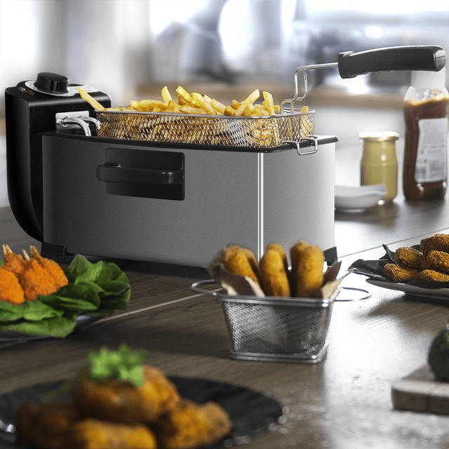 Fritadeira Elétrica com óleo - CECOTEC Cleanfry 2000 W 3 L