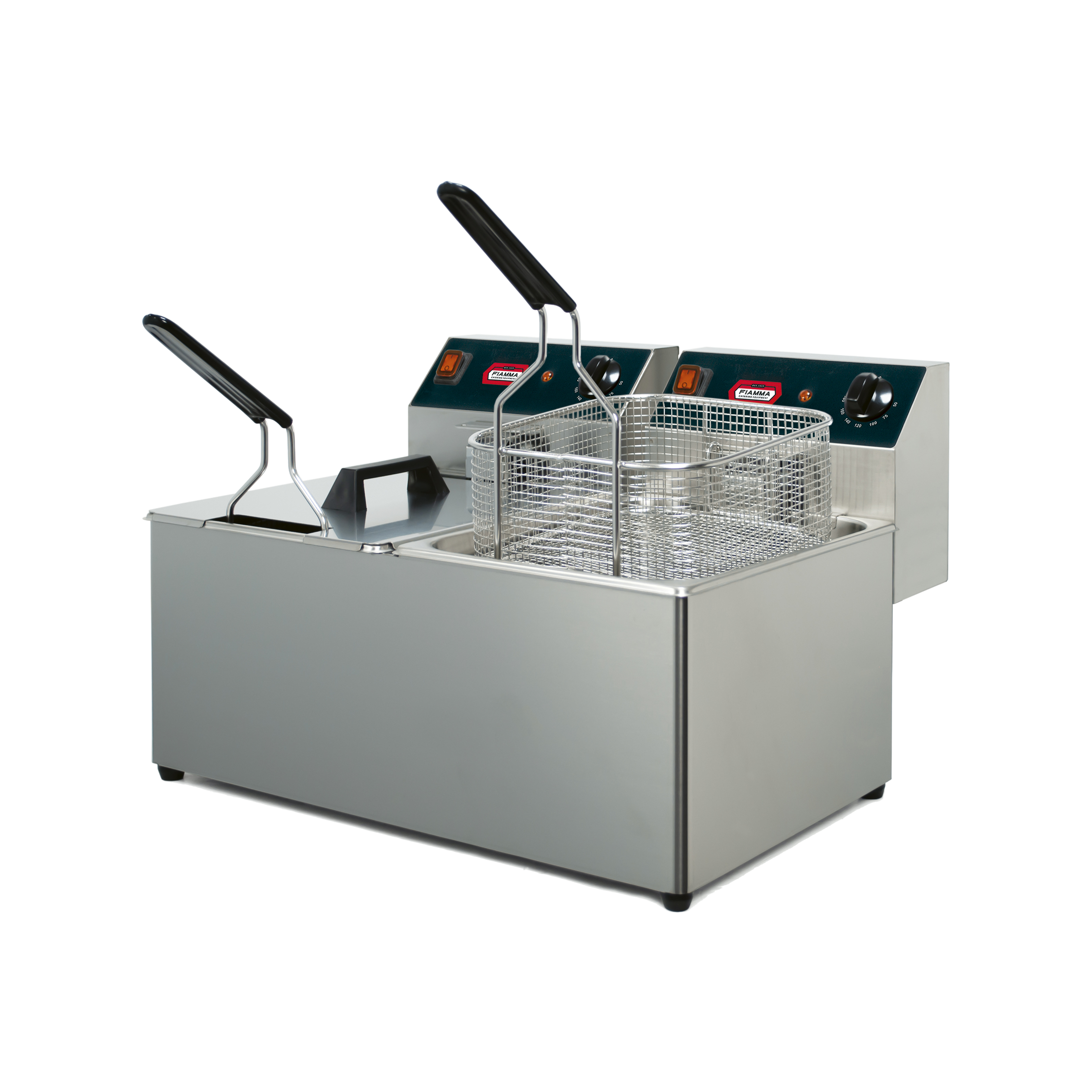 Fritadeira Elétrica de Bancada c/ cuba 10 L - FIAMMA FF6+6 S V20