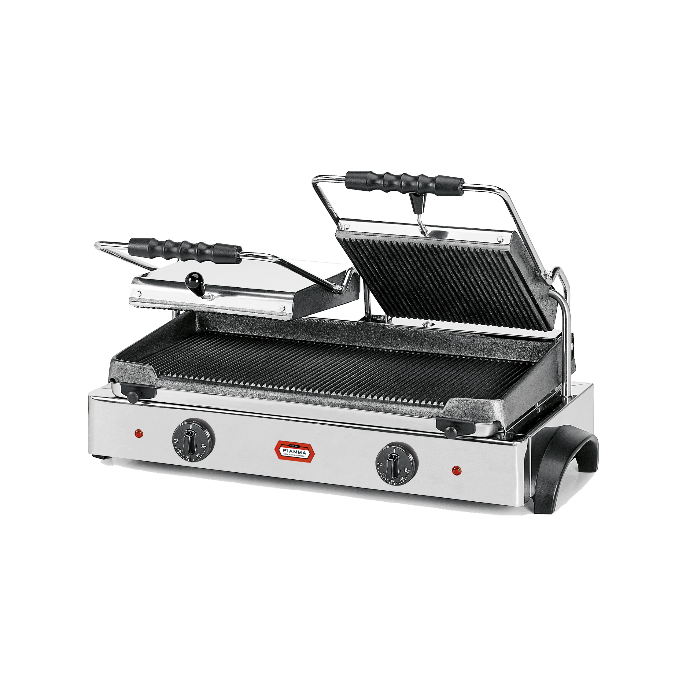 Grelhador/Tostadeira Duplo de Contato Canelado - FIAMMA GR 8.2