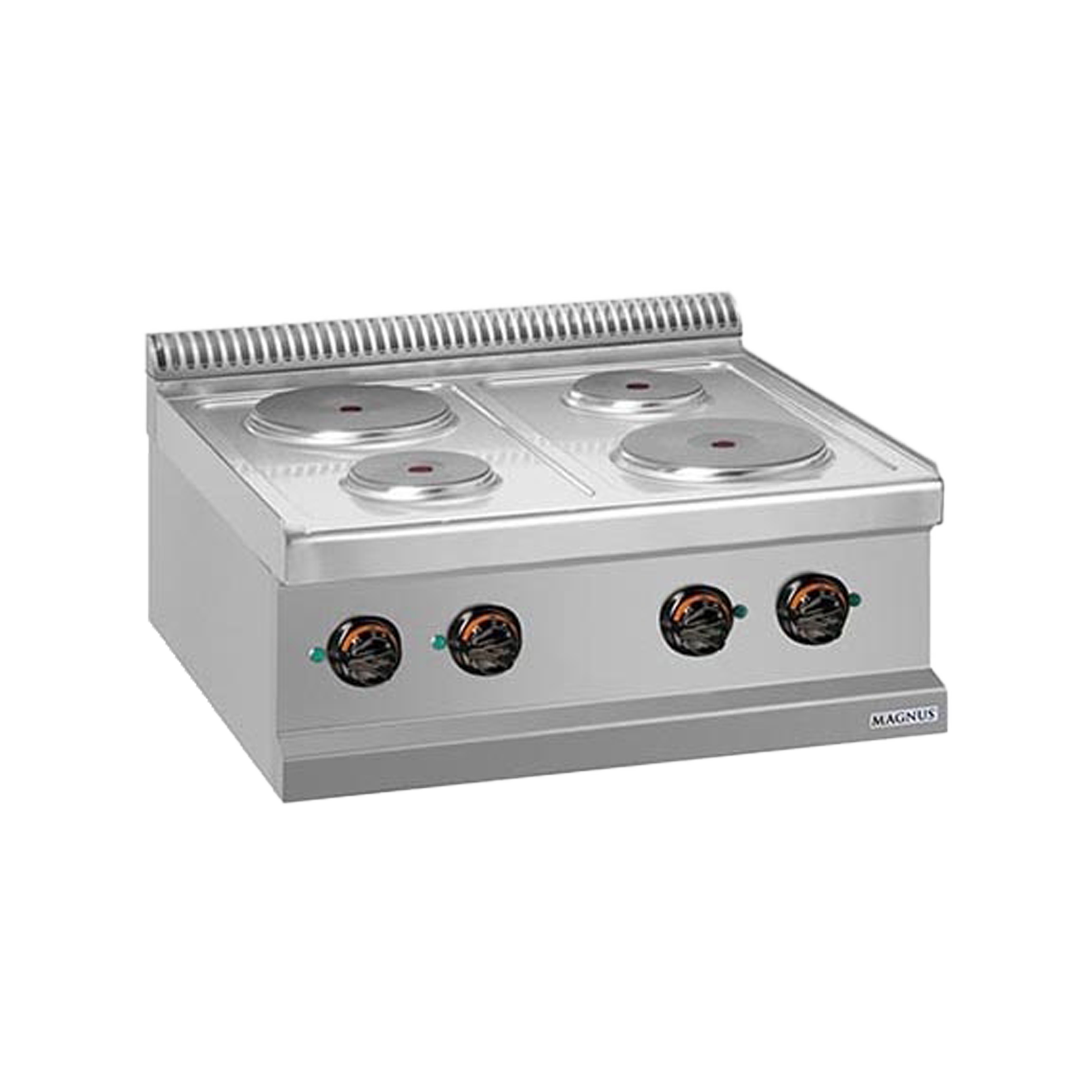 Fogão elétrico com 4 placas redondas, bancada - MAGNUS F4E T770