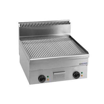 Fry-top elétrico duplo, placa canelada, bancada - MAGNUS FTEC T660