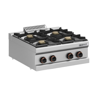 Fogão de Bancada a Gás c/ 4 Queimadores - MAGNUS F4G T770 NV
