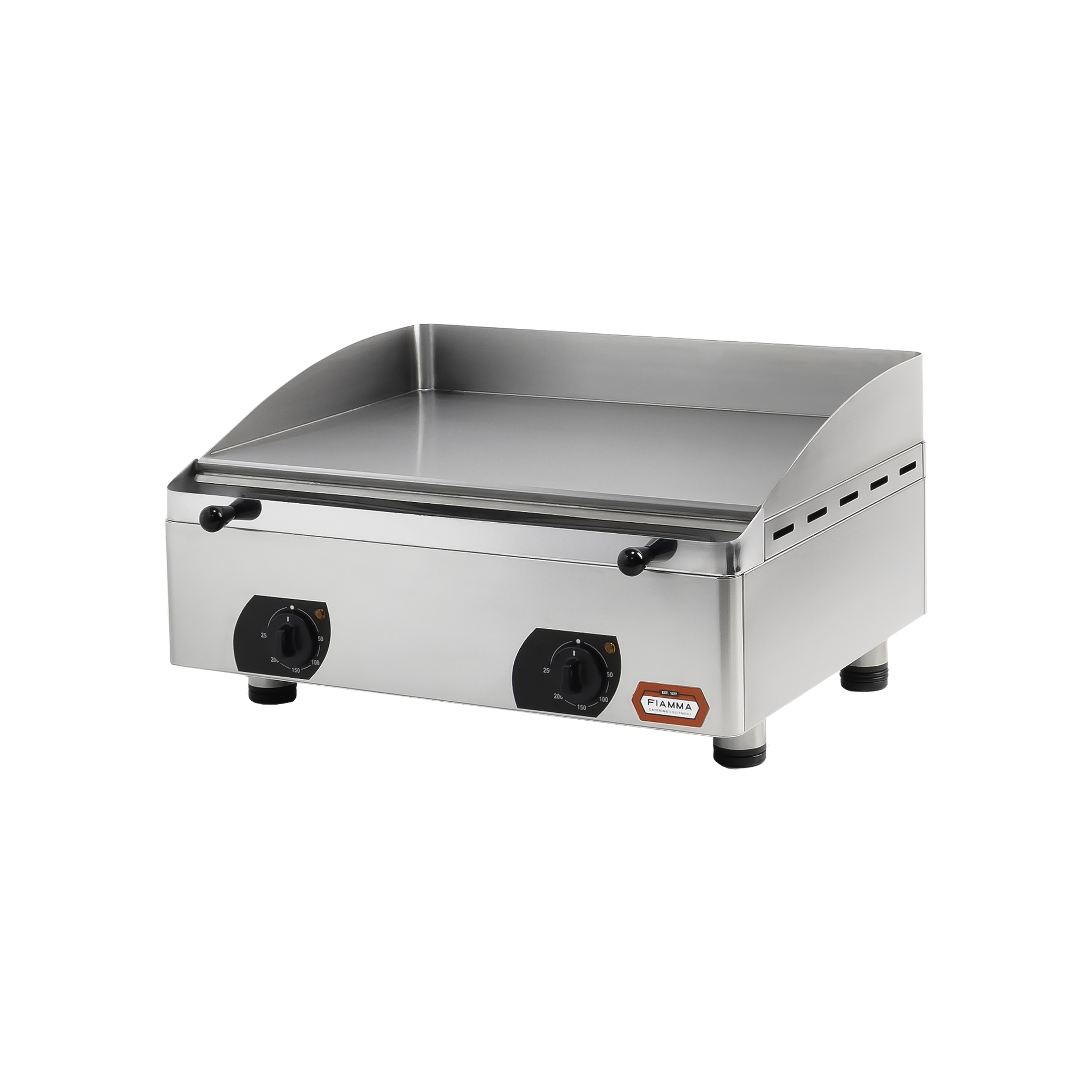 Placa de Grelhar Elétrica em Aço Polido 555x400 mm - FIAMMA EGP15.6 MEC V21