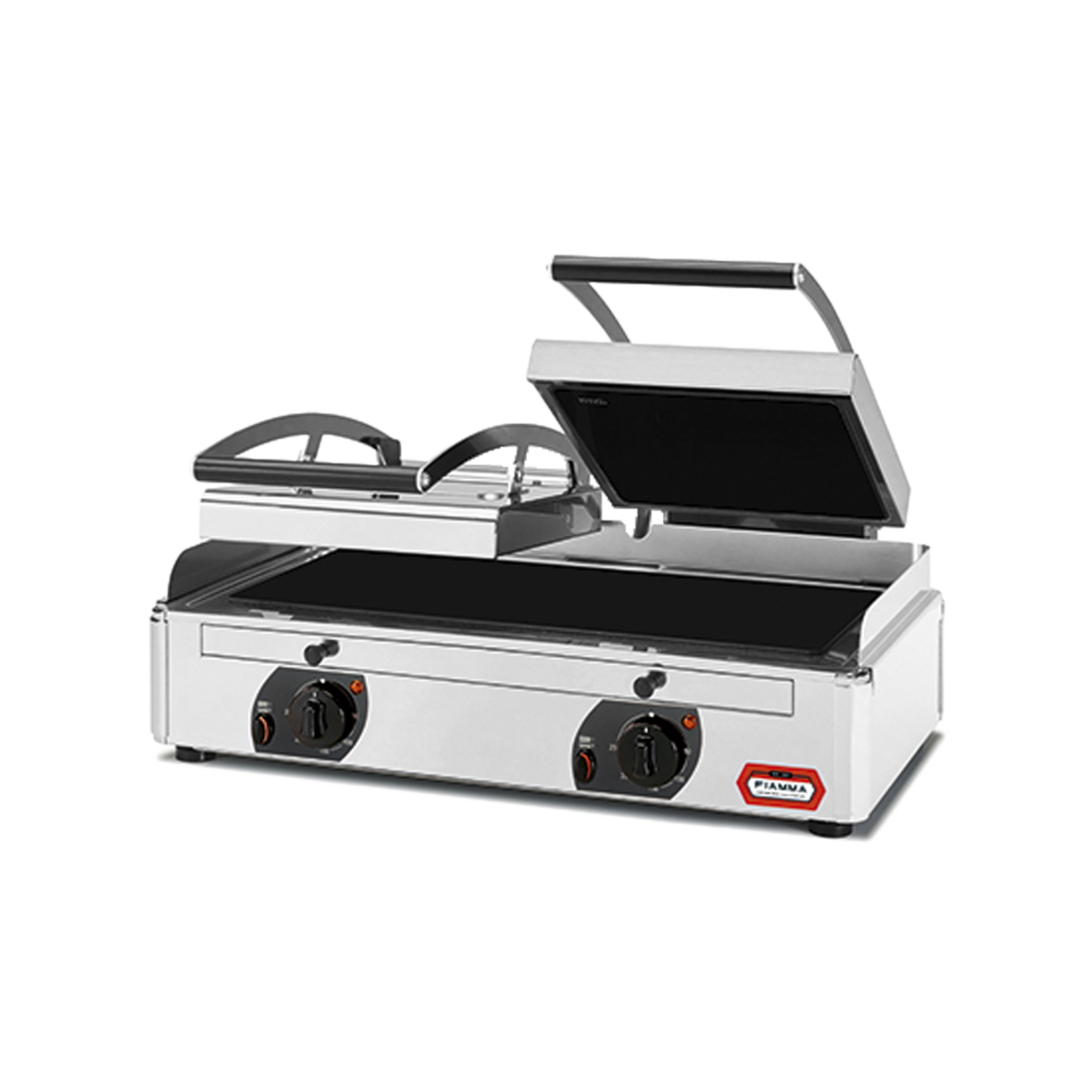 Grelhador/Tostadeira Vitrocerâmico de Contato Liso - FIAMMA CG8SS VITRO