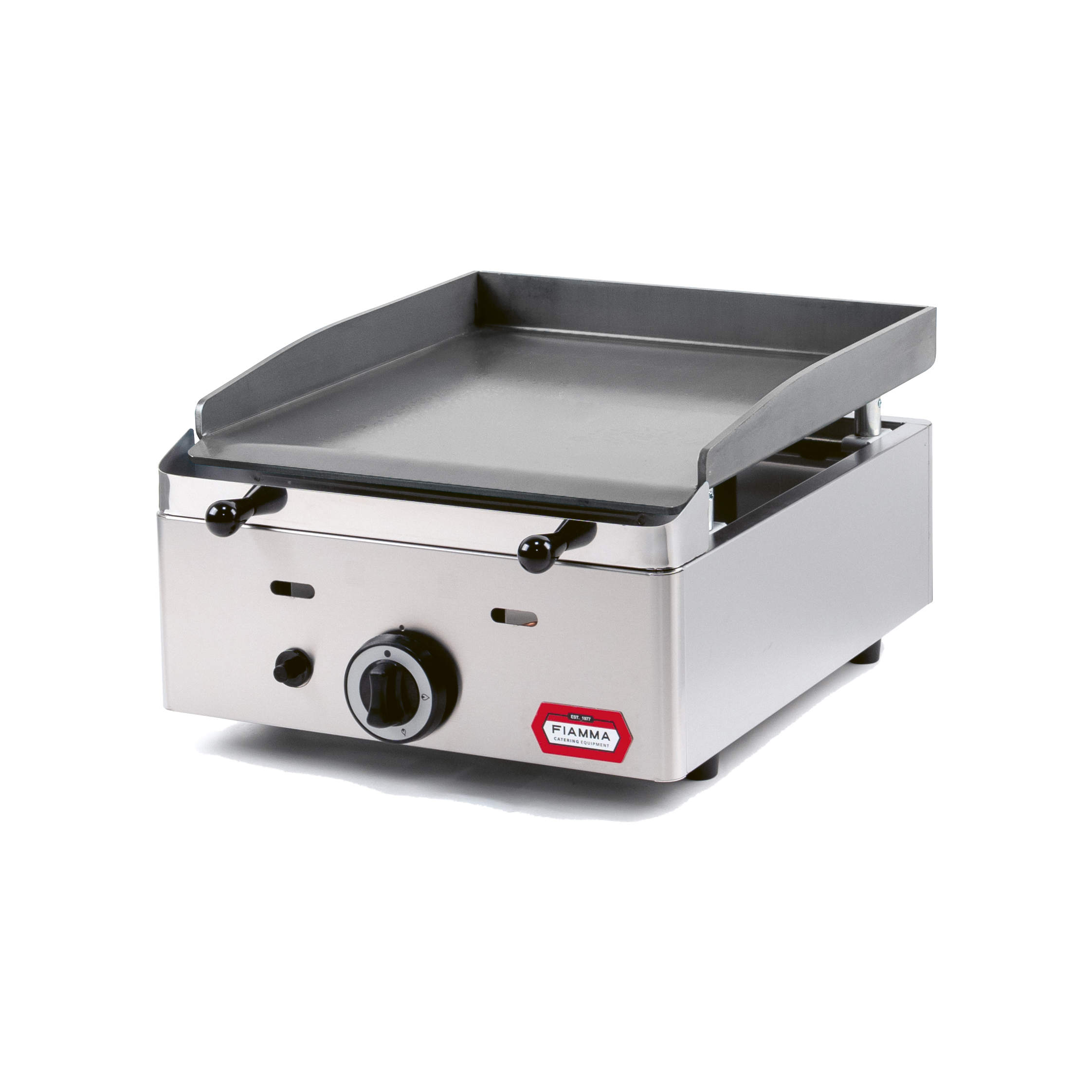 Placa de Grelhar a Gás em Aço Polido 383x395 mm - FIAMMA GGP6.4 V21