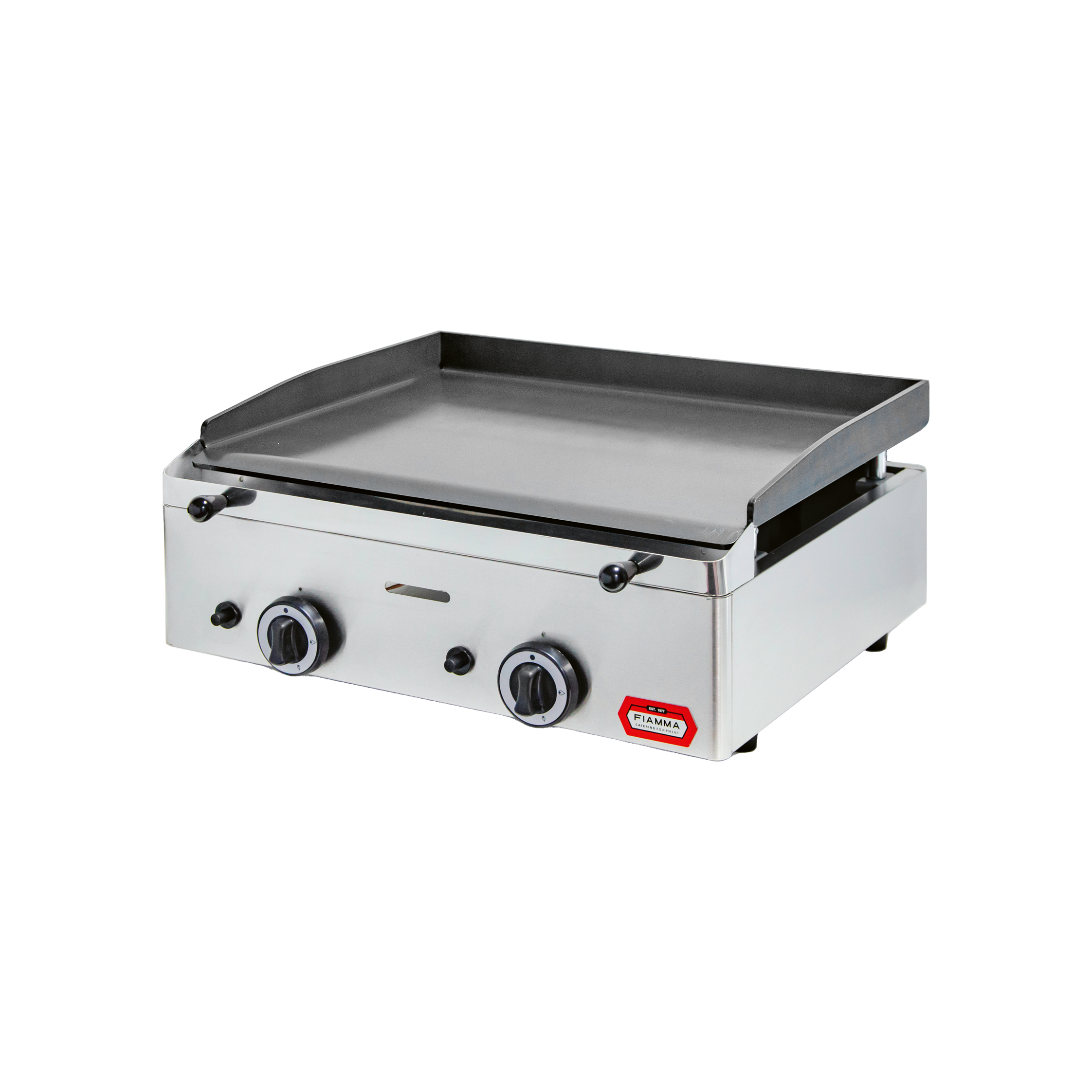 Placa de Grelhar a Gás em Aço Polido 583x395 mm - FIAMMA GGP6.6 V21