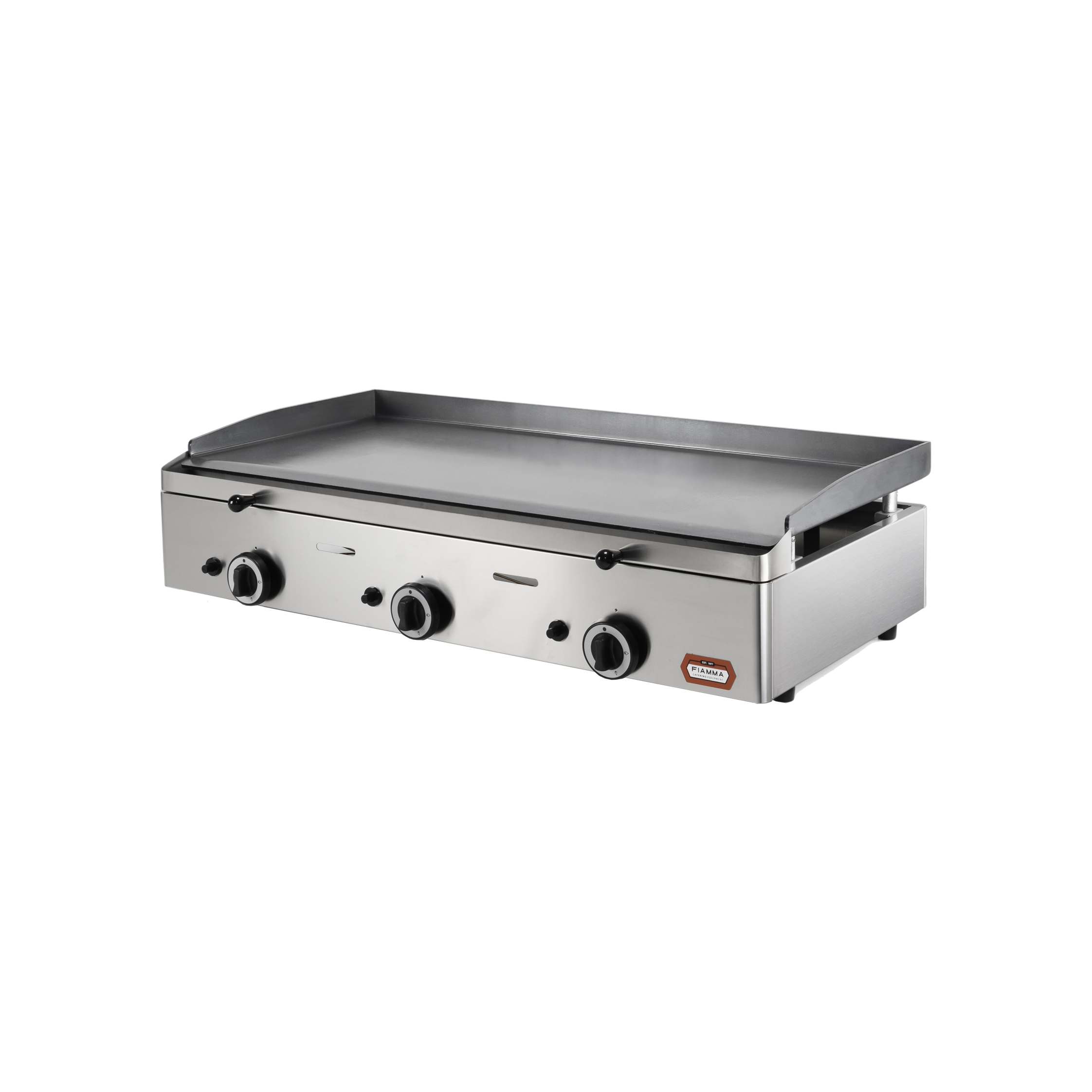 Placa de Grelhar a Gás em Aço Polido 983x395 mm - FIAMMA GGP6.10 V21