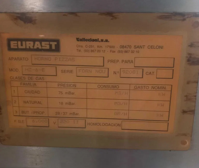 Forno de Pizzas Profissional