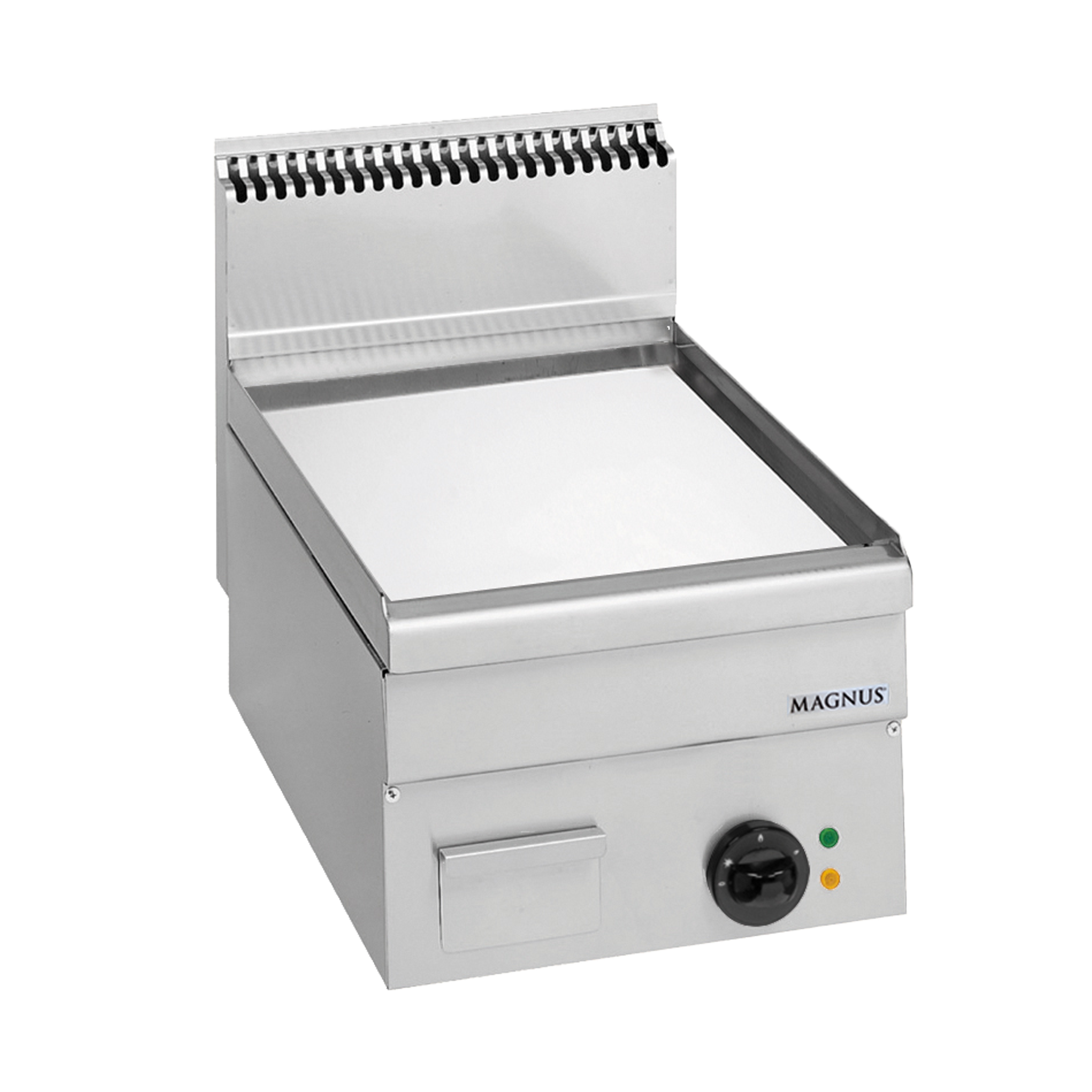 Fry-top elétrico, placa lisa cromoduro, bancada - MAGNUS FTEL T640 CRD